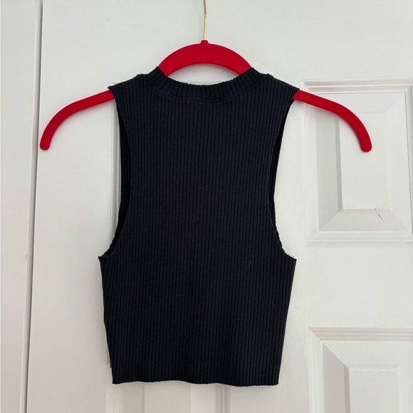 Aerie Cropped Ribbed Top - Picture 2 of 3